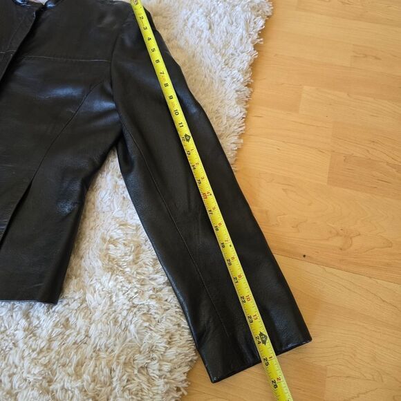 ORIGINAL MOVIE MATRIX CREW LEATHER JACKET LADIES SIZE XL Vintage - Picture 8 of 12